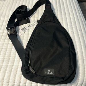 NWT Vera Bradley lighten up essential sling backpack.  Black